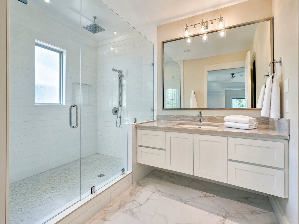 Bathroom Detail, Peabody — finished space