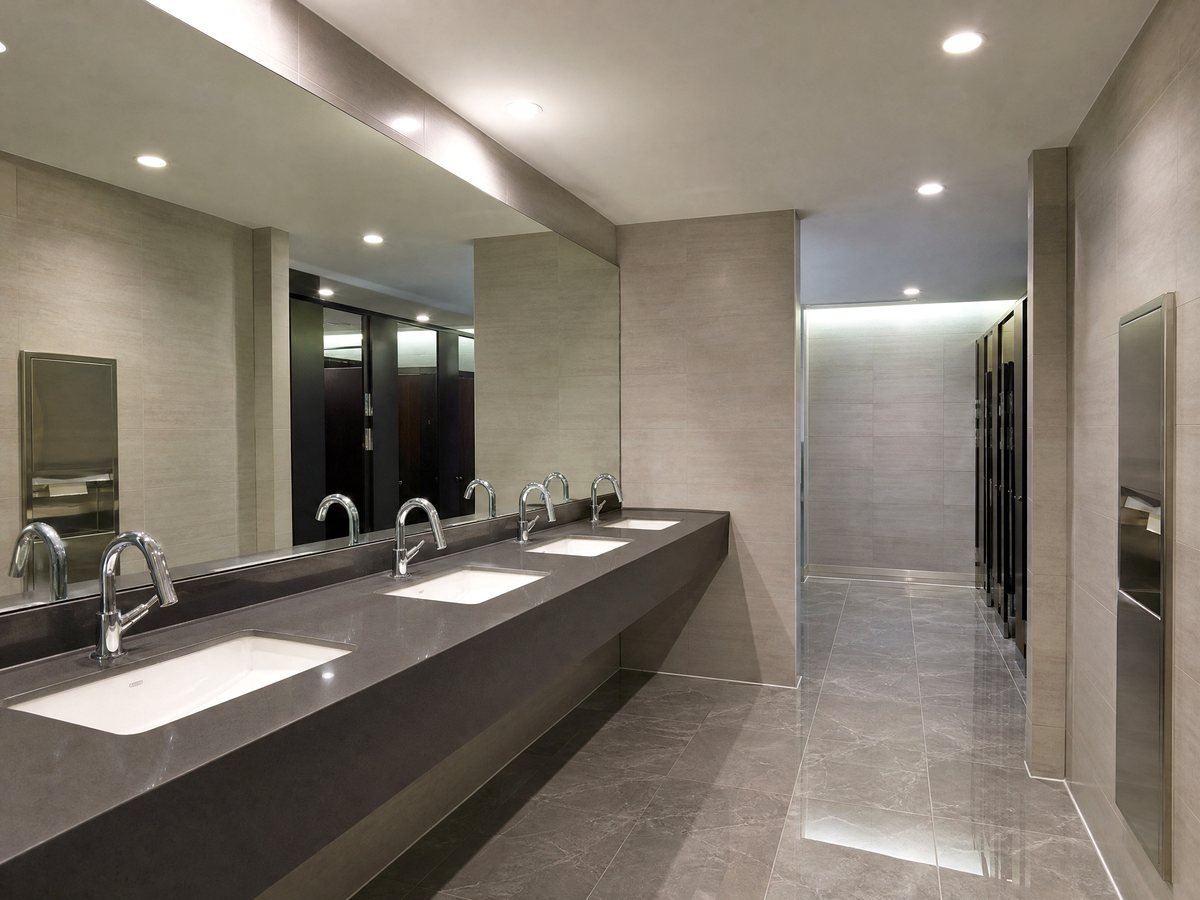 Commercial Restroom Detail — service detail